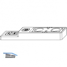 MACO-TRONIC Reedkontakt RVS f. Verschluss-/Kippberwachung, Kabel 10 m, grau