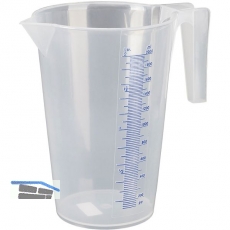 PRESSOL Messbecher transparent Polypropylen Inhalt 2,0 Liter