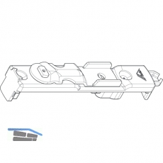 ROTO NT Kantenriegel, gegenberliegende Beschlagsnut (305638)