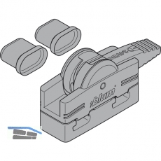 BLUM SERVO-DRIVE Verbindungsknoten und Kabelendenschutz, 24 Volt, KS schwarz