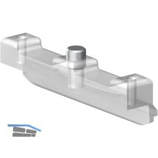 SUPRA Anschlagdmpfer/Aushngesicherung, Glasstrke 8, Kunststoff transparent