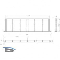 Profilkanal FRESH 33, Kunststoff RAL 9016