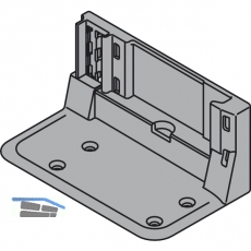 BLUM SERVO-DRIVE Aufnahmewinkel 1-fach, 95x83, KS RAL 7037 staubgrau