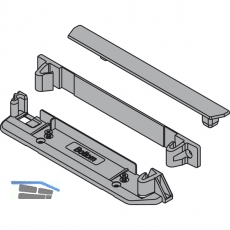 BLUM SERVO-DRIVE Trgerprofilaufnahme unten und hinten, KS RAL 7037 staubgrau