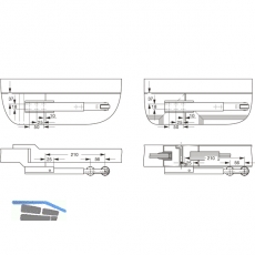 Mitnehmerklappe MK 397, Stahl verzinkt