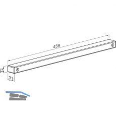 Gleitschiene B ohne Hebelarm fr TS 31