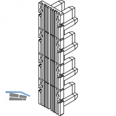 Endkappe fr KS 35, Kunststoff wei