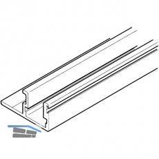 HAWA Multifold 30 Fhrungsschiene Lnge 2500 mm, Aluminium farblos eloxiert