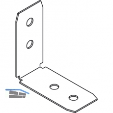 Befestigungswinkel Aktor ohne Befestigungsschraube, Aluminium natur