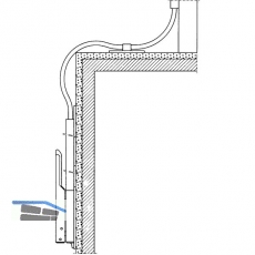 Zubehr HAUTAU FL 190 fr flexible bertragung, wei