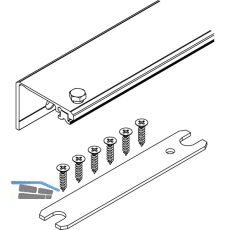 HAWA Connector Verbindungsprofil 55 mm, Lnge 650 mm, Aluminium eloxiert