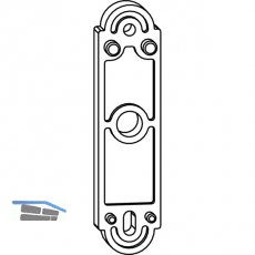 Unterlage MACO Rustico fr Ladenhalter f. Tren, Strke 15 mm, schwarz (40427)