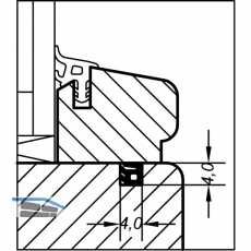 Glasleistendichtung AC 5587 D, Kunststoff braun