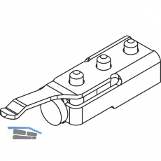 Schienenpuffer HAWA-Frontslide 60/A/B m. einstellbarer Rckhalterung