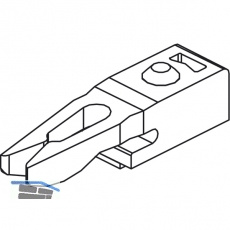 EKU CLIPO 10/15 Stopper mit Rckhaltefeder, Kunststoff grau