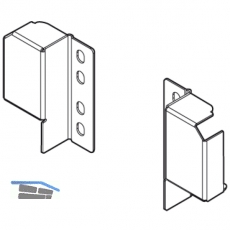 BLUM Tandembox Relinghalter fr verstellbare Reling, seidenwei