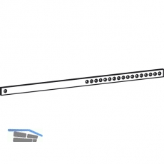 HAUTAU ATRIUM HS 300 Verbindungsstange flach, Gr. 250, FFB 2001-2500, Stahl