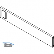 BLUM AMBIA-LINE Querteiler zu Schubkastenrahmen breit, B200mm, KS Oriongrau