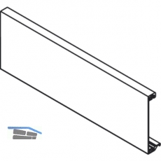 BLUM TANDEMBOX Vorderstck ohne Nut, seidenwei