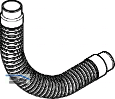 Geberit Pluvia Anschlussrohr flexibel