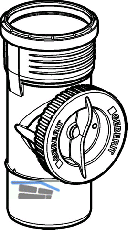 Geberit Reinigungsstck PP-MD 90G d75