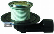 HL80.1R Bodenabl. DN50/75 drehb. m. GV. ru. d 131mm/d 112mm