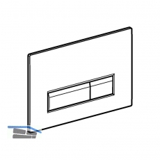 Geberit Bet.Pl. Sigma40 GL weiss 242601