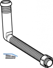 Geberit PushControl berlaufbogen lang