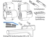 GU Schwingflgel Grundkarton silber Unitas 4 K-14160-00-0-1