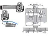 Fentro Laden-MV., Gr.110 schwarz 457949