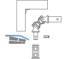 Winkelgetriebe Zusatzteil Mod A oder V EV1 K-13403-00-0-1