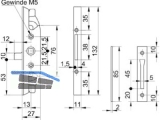 Einstecktrieb WG 155MA VZ LI mit Zubehr