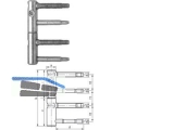 Einbohrband 11R-15-000 verstellbar verzinkt GSS Gr. 15 Bandhhe 92 mm