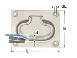 Kistengriff verzinkt Art. 84 / Nr. 439 100 mm