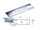 Deckplatte zu BTS 80 Nirosta mit Zubehr