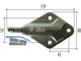 Haltenocke 6044 zu Verschluss 6043 Eisen roh