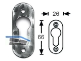 Zylinderrosetten oval Thermotrophiert