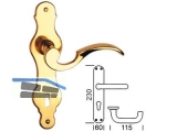 Drckerpaar, Vierkantstift lose 8,0 mm mit Hlse auf 8,5 mm, Trstrke 38-45 mm