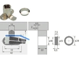 Hebelschloss Z23  18 mm 72502