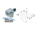 Bodentrger Bodentrger Safety-T  5 mm transparent 4303.124