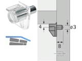 Bodentrger Safety  3 mm glasklar 22534