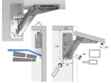 Klappenbeschlag-Lift Exact vernickelt ffnungswinkel 75 80-220 N 40721