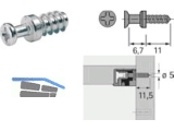 Einschraubdbel DU 321 Direktgewinde fr Bohr- 5 mm 74688