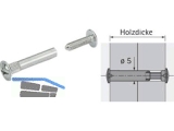 Verbindungsschraube VHS 32/35 vernickelt Bohr- 5 mm Plattendicke 28-36 mm 79659