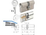 GEGE Doppelzylinder o.A. 30/30 NI verschiedensperrend