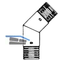 Winkelstck 45Gr. Ssw 100 mm