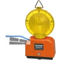 Baustellenleuchte LED inkl. Halterung gelb/gelb Blink- und Dauerlicht