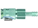 Druckluftverschlusskupplung Rectus Stahl Serie 33 mit Schlauchtlle 6 mm