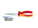 Flachrundzange Knipex 2616/200 chrom/isol. VDE