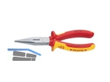 Flachrundzange Knipex 2506/160 chrom/isol. VDE